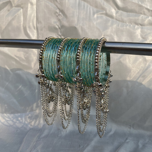 Rain drop latkan bangles