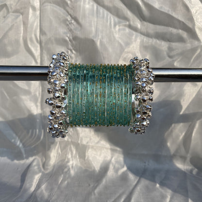 Raindrop kara bangles