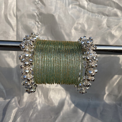 Raindrop kara bangles