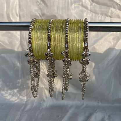 Rain drop latkan bangles
