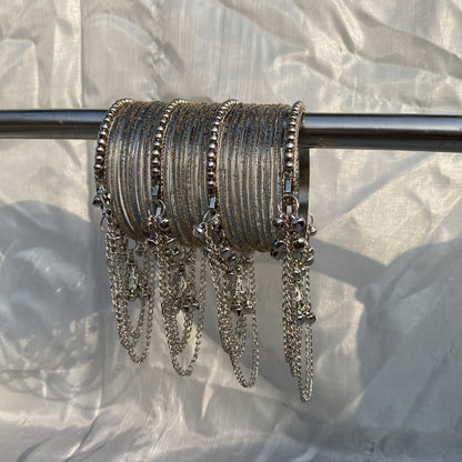 Rain drop latkan bangles