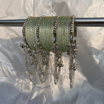 Rain drop latkan bangles
