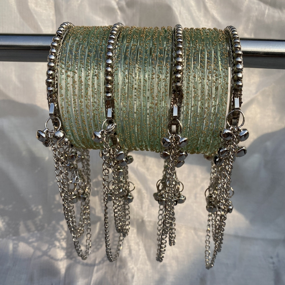 Rain drop latkan bangles