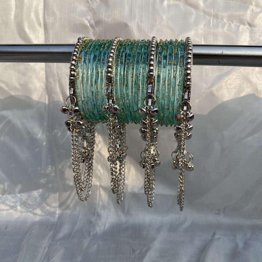 Rain drop latkan bangles