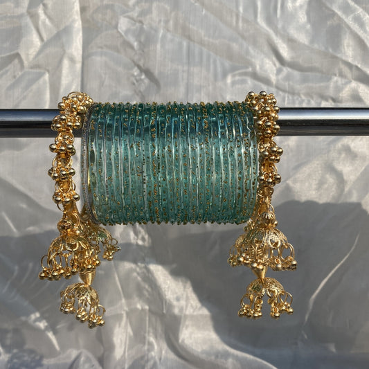 Rain drop jhumki bangles