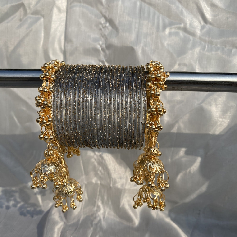 Rain drop jhumki bangles