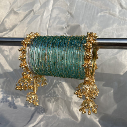 Rain drop jhumki bangles