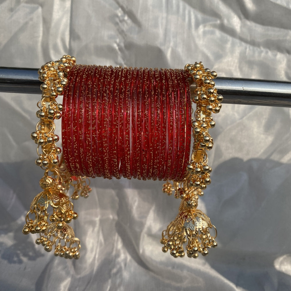 Rain drop jhumki bangles