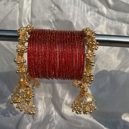 Rain drop jhumki bangles