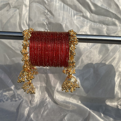 Rain drop jhumki bangles