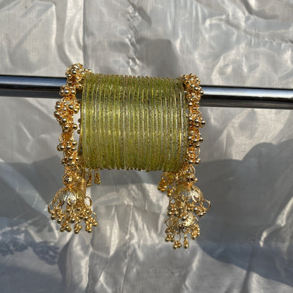 Rain drop jhumki bangles