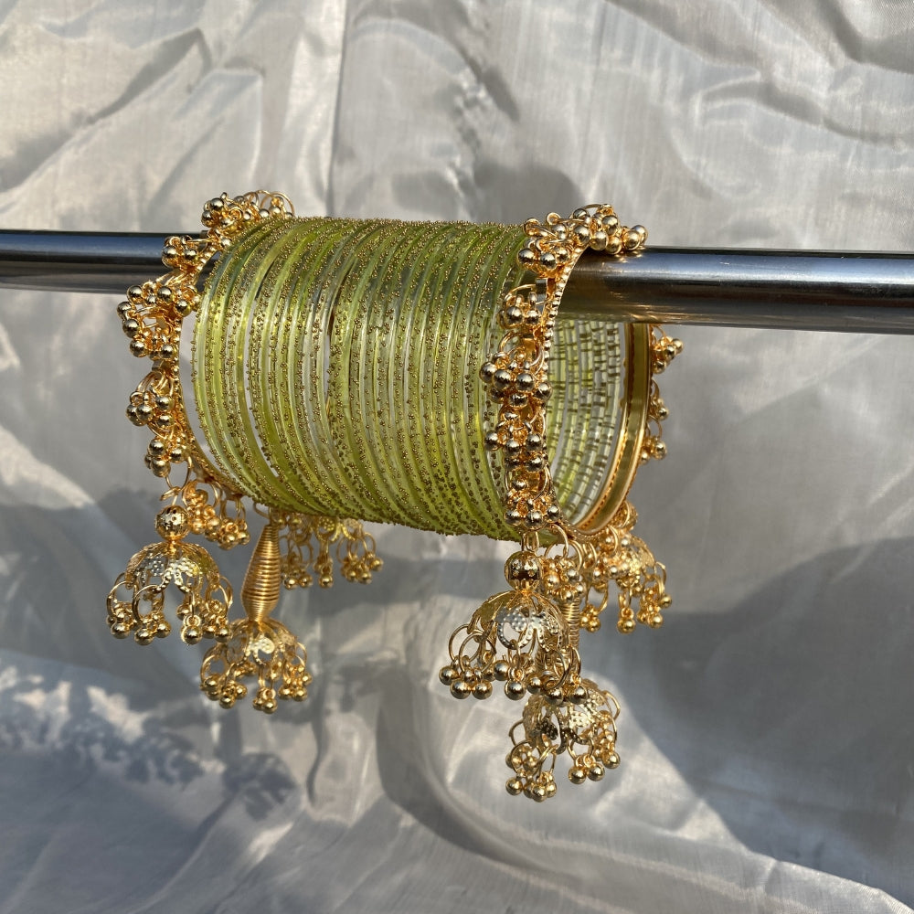 Rain drop jhumki bangles