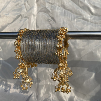 Rain drop jhumki bangles