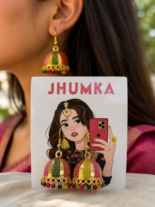Rang-e-Noor jhumkas
